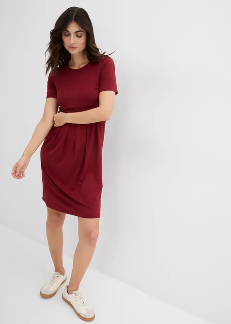 Robe de grossesse 2en1 en viscose, fonction allaitement discr&egrave;te, bonprix