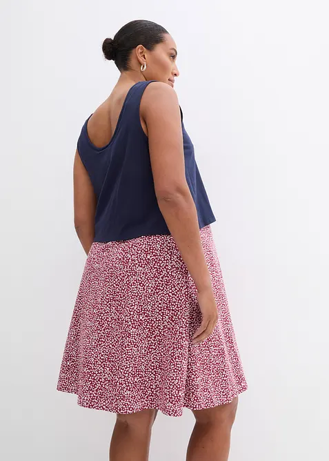 2-in-1 Umstands- und Stillkleid aus Bio-Baumwolljersey, bonprix