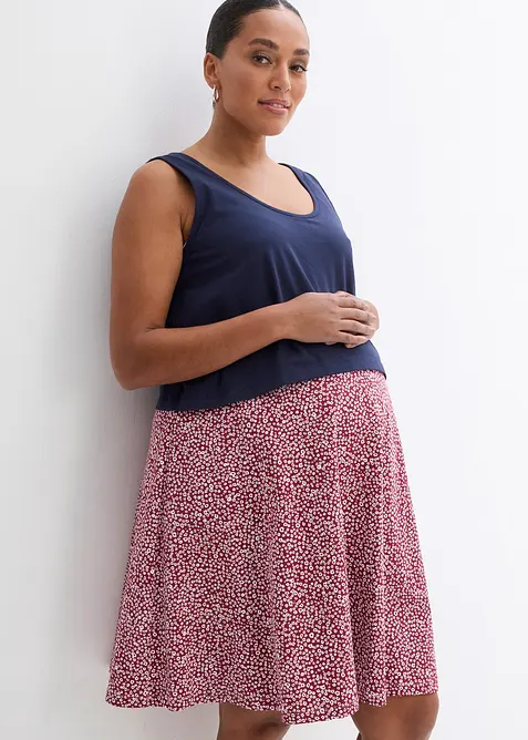 2-in-1 Umstands- und Stillkleid aus Bio-Baumwolljersey, bonprix