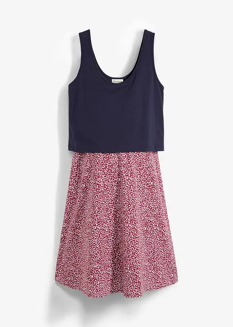 2-in-1 Umstands- und Stillkleid aus Bio-Baumwolljersey, bonprix