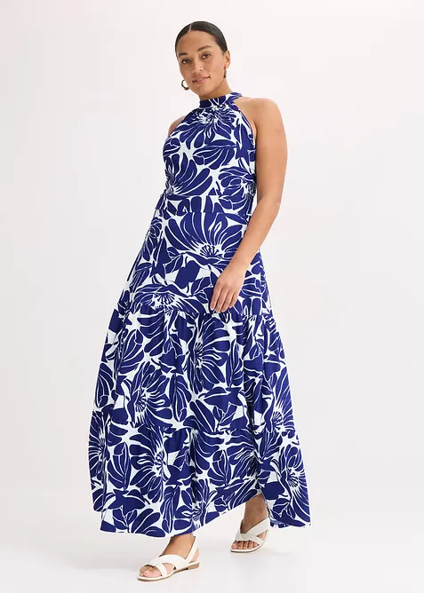 Robe longue imprim&eacute;e, bonprix