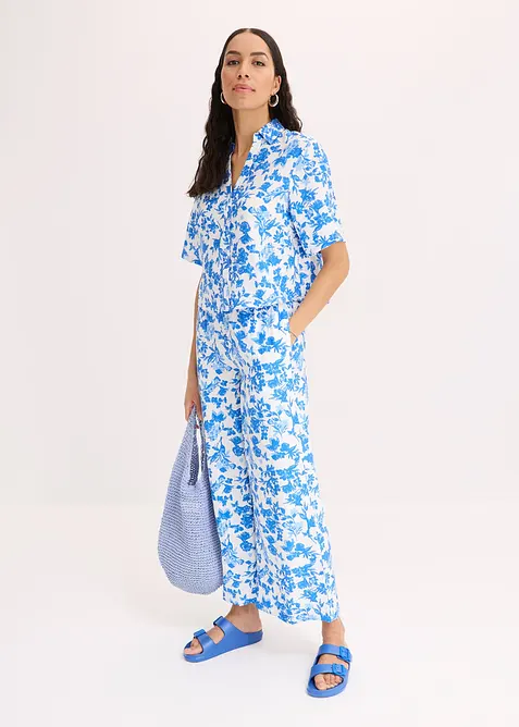 Jupe-culotte fluide en viscose mélangée, bonprix