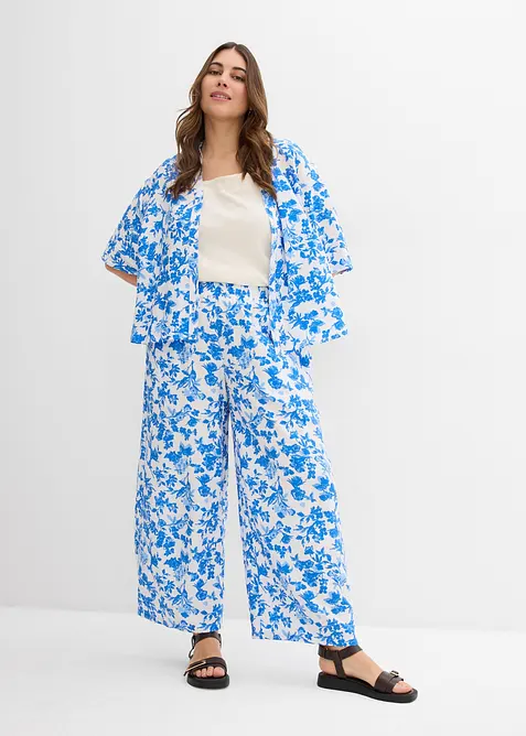 Jupe-culotte fluide en viscose mélangée, bonprix