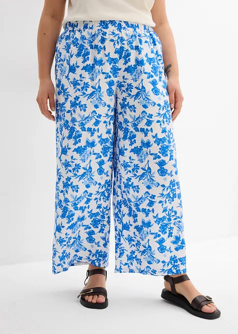 Jupe-culotte fluide en viscose mélangée, bonprix