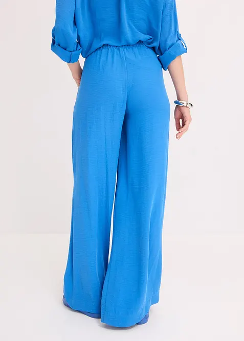 Marlenehose aus leichtem Cr&ecirc;pe, bonprix