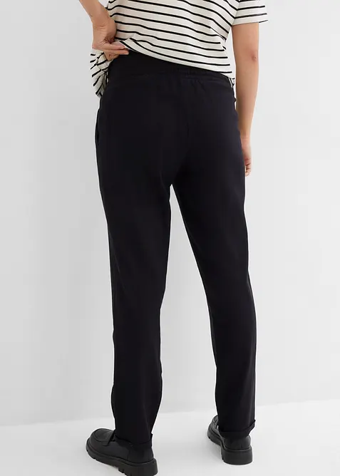 Pantalon de grossesse en lin majoritaire, droit, bonprix