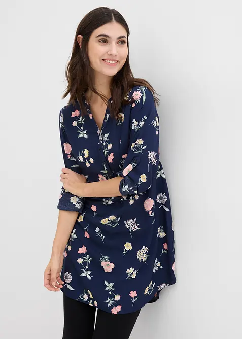 Robe blouse 2en1 de grossesse et d'allaitement en viscose, bonprix
