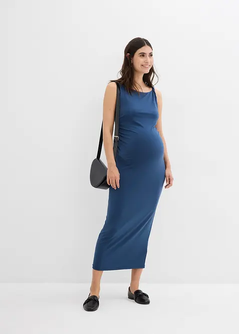 2-in-1 Umstands- und Stillkleid mit seitlichen Reißverschlüssen, bonprix