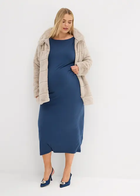 Robe de grossesse et d'allaitement à fermetures zippées sur le côté, bonprix