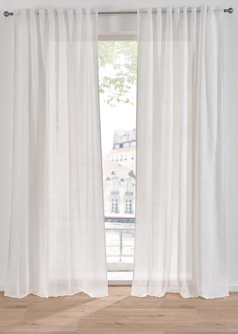 Voilage textur&eacute; (1 pce), bonprix