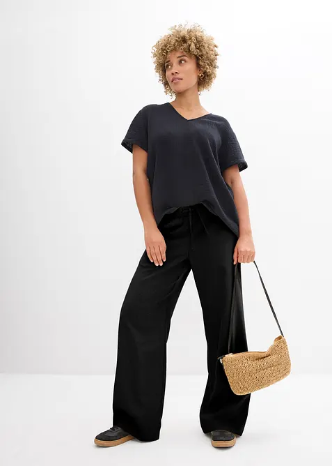 Shirt-Tunika aus softem Musselin, bonprix