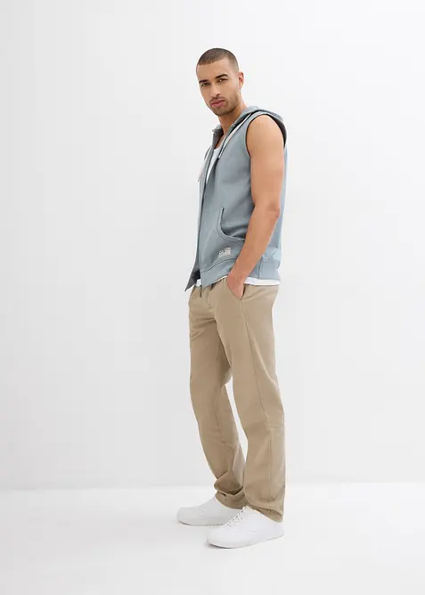 Kapuzen-Sweatweste aus weichem Baumwoll-Mix, bonprix