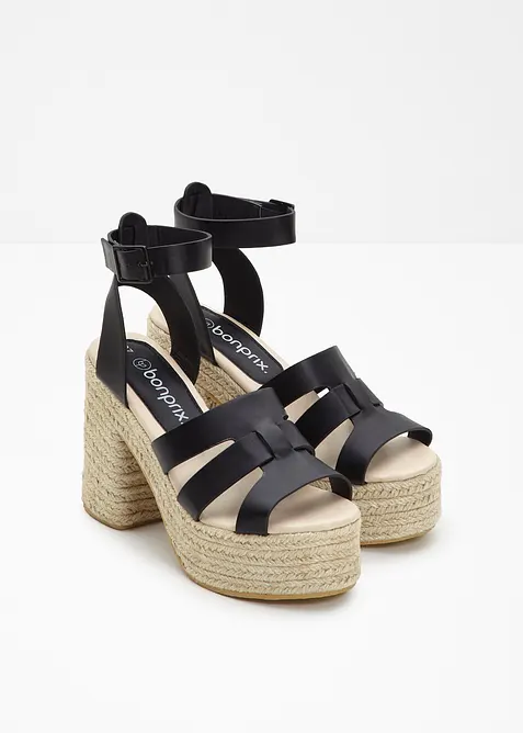 Sandales à talons et plateformes, bonprix