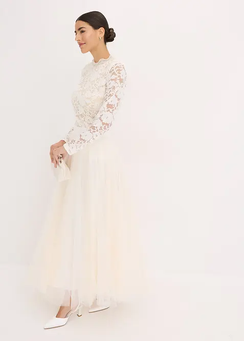 Maxirock aus zartem Tüll, bonprix