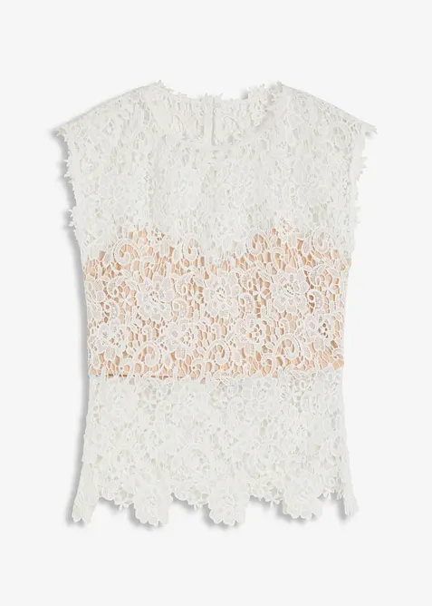 Top en dentelle, bonprix