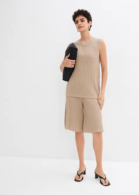 Top en maille de viscose mélangée, bonprix