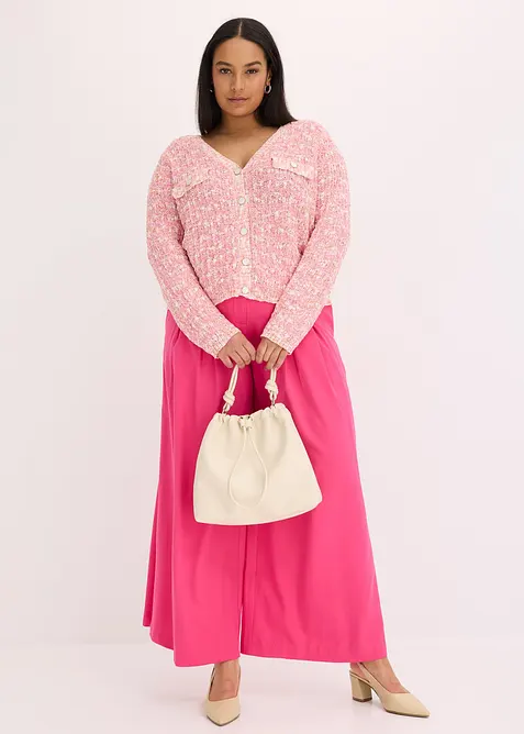 Gilet en maille bouclette, bonprix