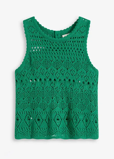 Stricktop mit Lochstrickmuster, bonprix