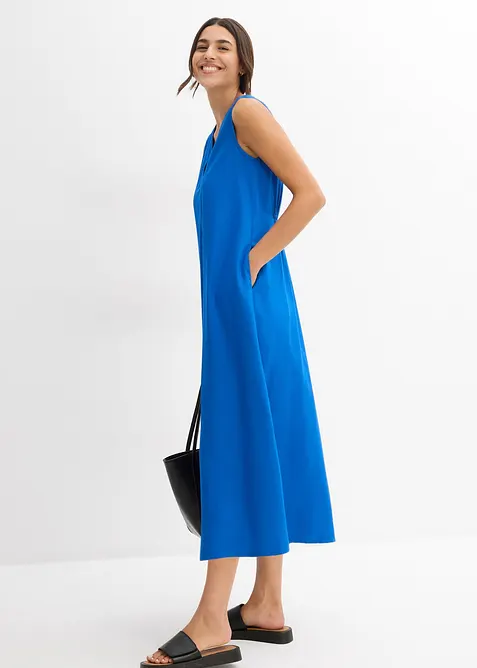 Trägerkleid aus fließender Viskose, bonprix