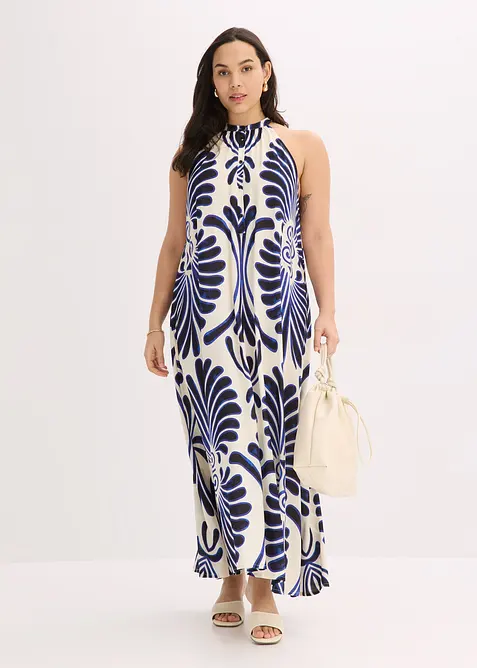 Weites Maxikleid aus fließender Viskose, bonprix