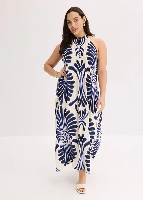 Weites Maxikleid aus fließender Viskose, bonprix