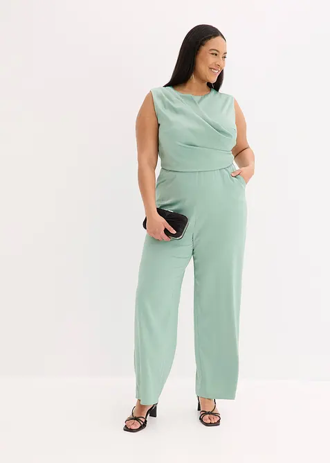 Overall aus glänzendem Satin, bonprix