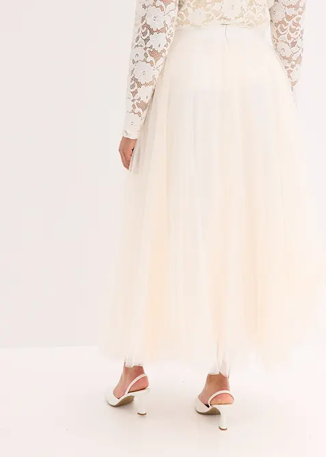 Maxirock aus zartem Tüll, bonprix