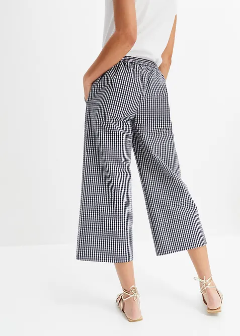 Pantalon &agrave; imprim&eacute; Vichy, bonprix