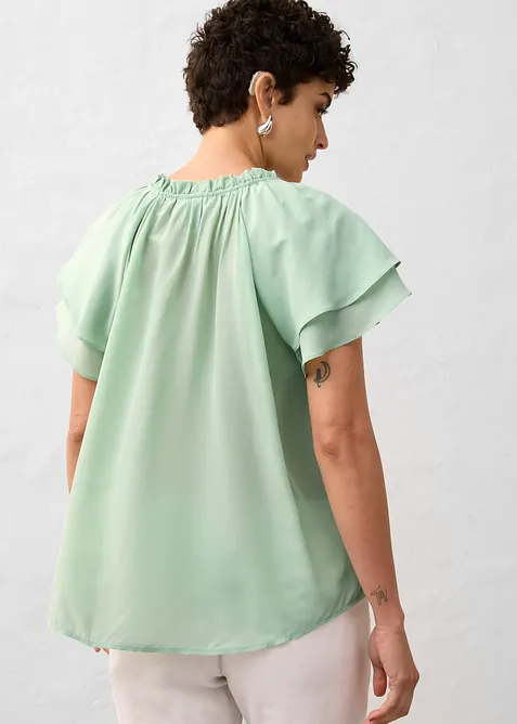 Tunika mit Seidenanteil, bonprix