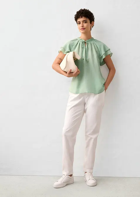 Tunika mit Seidenanteil, bonprix