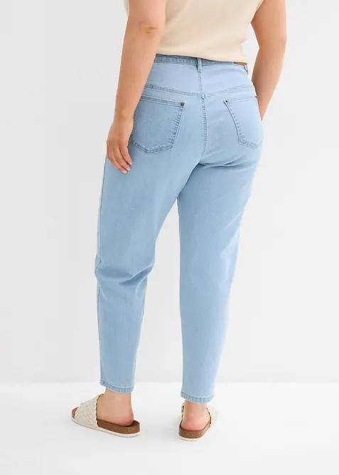 Mom Jeans High Waist, Stretch, bonprix