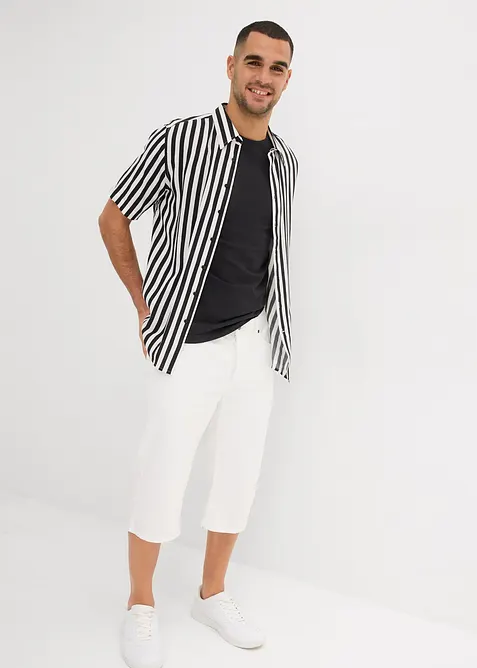 Leichte Stretch-Jeans-Long-Bermuda, Regular Fit, bonprix