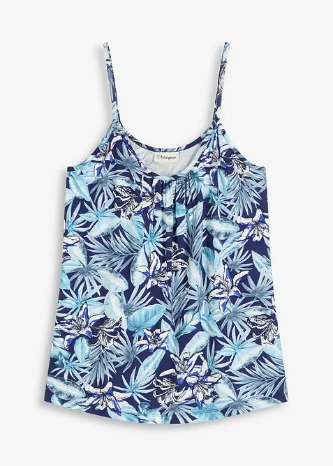 Spaghettitr&auml;ger-Top aus softem Viskose-Mix, bonprix