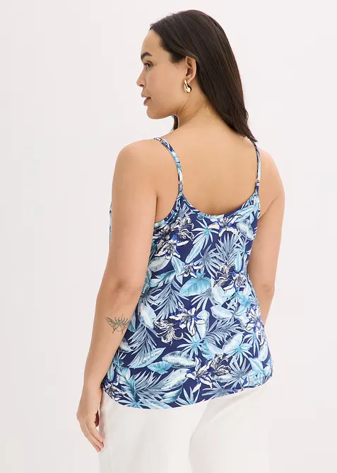 Top &agrave; fines bretelles en viscose extensible douce, bonprix