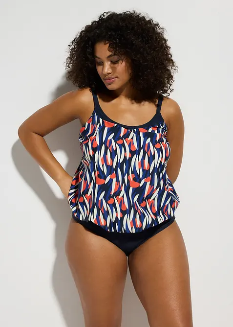 Tankini oversize (ens. 2 pces.) en polyamide recyclé, bonprix