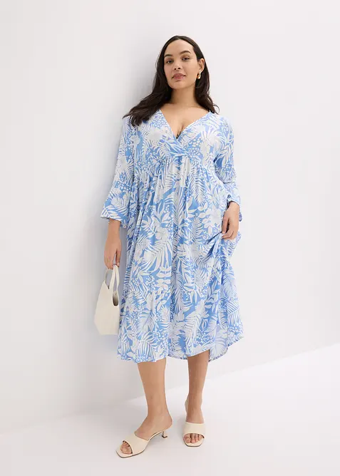 Tunika-Kleid aus flie&szlig;ender Viskose, bonprix