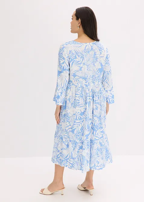 Tunika-Kleid aus flie&szlig;ender Viskose, bonprix