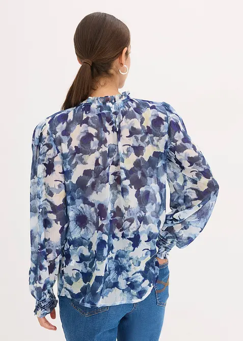 Blouse imprimée en crêpe, bonprix