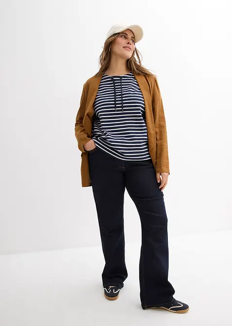 Sweat-shirt en mati&egrave;re textur&eacute;e, bonprix