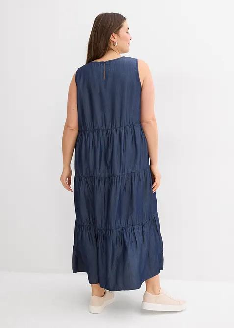 Robe midi en Lyocell lisse, bonprix