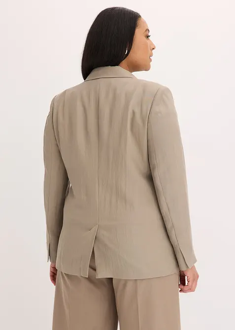 Blazer mit Lyocell im Crinklelook, bonprix
