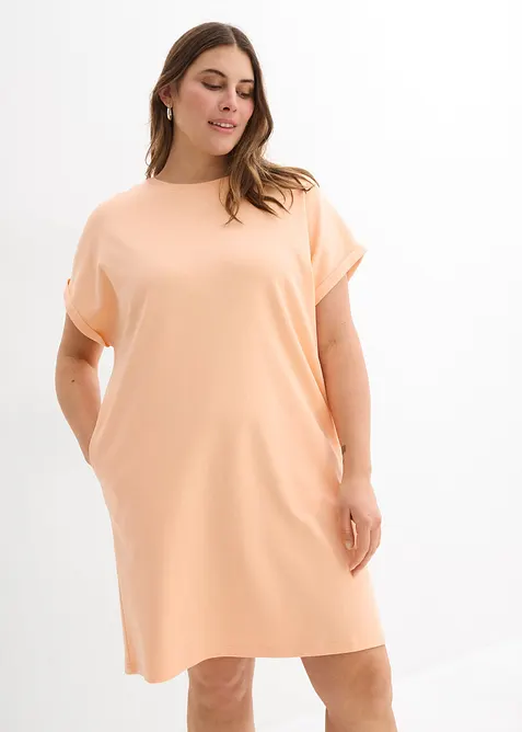 Robe courte en interlock épais avec poches, bonprix