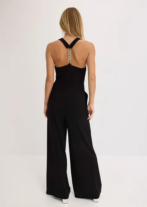 Jumpsuit mit Wasserfallausschnitt, bonprix
