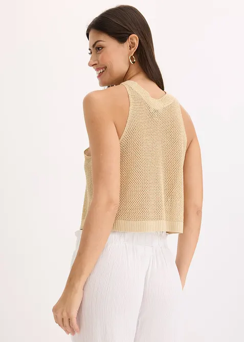 Stricktop mit Glitzer, bonprix