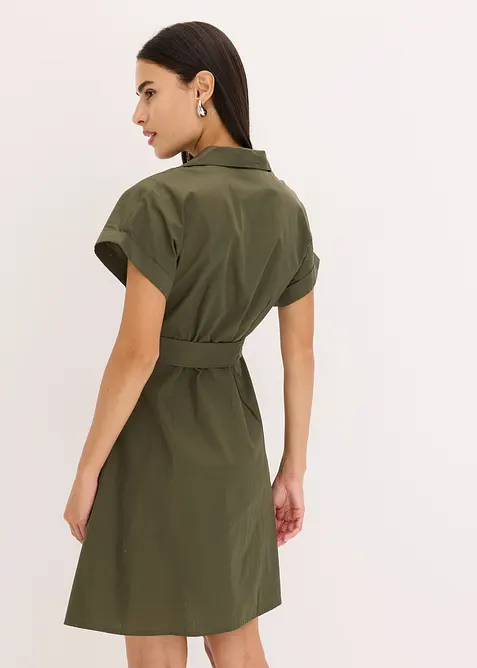 Blusenkleid aus reiner Baumwolle, bonprix