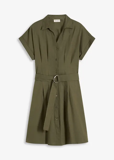 Blusenkleid aus reiner Baumwolle, bonprix