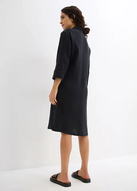Robe-chemise en gaze de coton, bonprix
