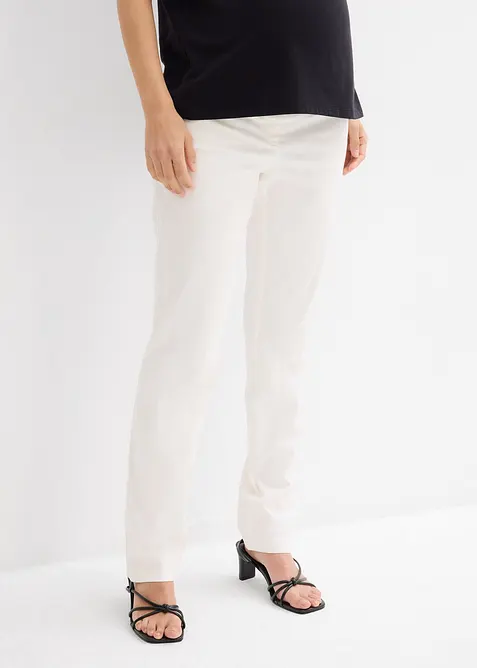 Pantalon de grossesse élégant avec jambe droite, bonprix