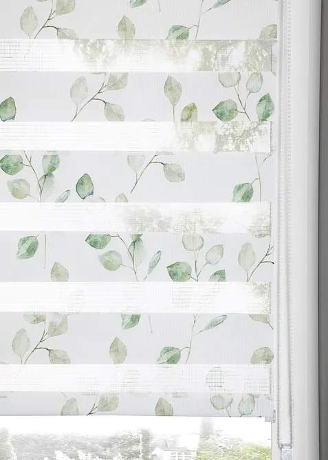 Store double imprimé végétal, bonprix