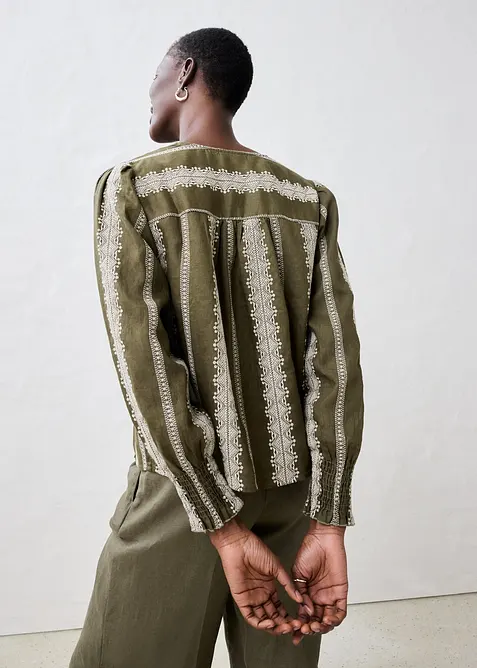 Chemisier 100 % lin, bonprix